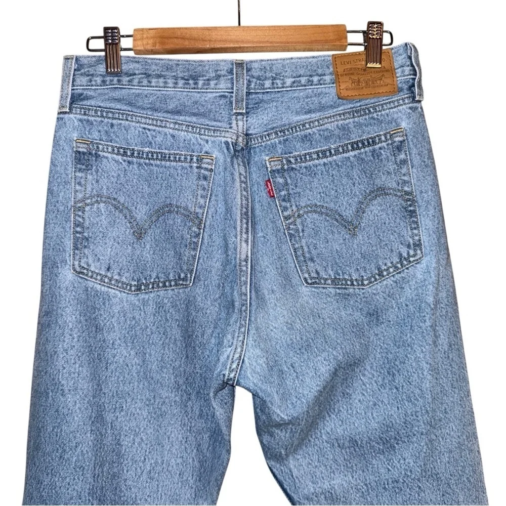 LEVI’S Wedgie Straight High Rise Jeans in Luxor Lanes Size 28 - Picture 7 of 13